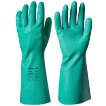Granberg Nitrile Kjemikaliehansker – Høy slitestyrke, komfortabel passform (størrelse 7-11), 12 Par, SGR-114-1000