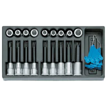 Gedore Blue Line, 1500 ES-ITX 19 LKP, Verktøymodul med Verktøysortiment, 1 sett, SGD-1402226