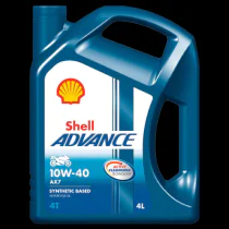 SHELL Advance 4T AX7 10W-40 – Optimal Motorbeskyttelse, 1 Stykk, SUN-568