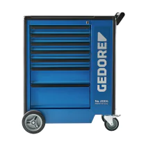 Gedore Blue Line, 2004 0511 E, Verktøyvogn med sikre låseskuffer, 1 stk., SGD-2827360