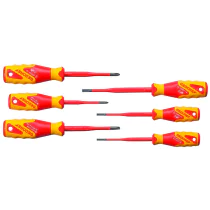 Gedore Blue Line, VDE 2162-2172 PM-06, 6-stk VDE-skrutrekkersett Slim Drive, 1 sett, SGD-2928701