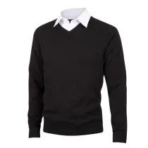 Tracker Pima Cotton V-Hals Genser – Komfortabel, Slitesterk ( 3086, 1 Stykk ), STK-3086