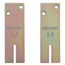 Gedore biladaptersett, 1 Eske, SGD-1124