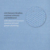 Hygoclean mikrofiberkluter Micro Master Glass | polyamid, polyester, blå, 5 x 10 Stykk, SFM-317667