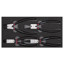 Gedore Red Line, R22150017, 4-stk låsetangsett 2/6 Ct-modul, 1 sett, SGD-3301716