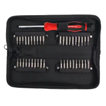 Gedore 41in1 Precision Skrutrekker Sett – Ideelt for Reparasjoner(3301921, 1 Stykk)