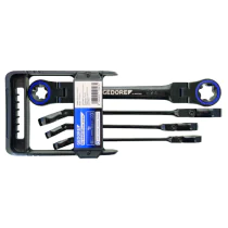 Gedore Dobbelt Artikulert Rattkassespanner – Høy Slitestyrke(3438147, 1 Eske)