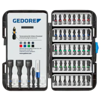 Gedore Blue Line Torsions-Bit-Set 45-teilig in Kunststoffbox, 1 Eske, SGD-3459519