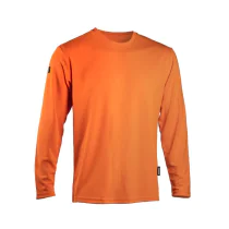 Dimex Langermet T-skjorte – Ribbestrikket Utringning (Flere Størrelser), 1 Stykk, SDM-4511