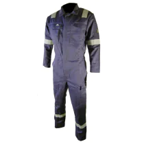 Bulldog Flammehemmende Kjeledress - Komfortabel, Blå (Størrelser 42-64), SBD-5003