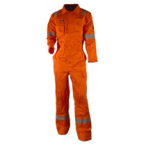 Bulldog Kjeledress – Flammehemmende, Høy Slitestyrke, Oransje, Størrelser 42-68, SBD-5208