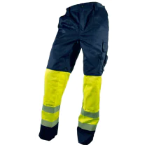 Bulldog PYROX Flammehemmende Bukse – Høy Synlighet (Gul/Blå, Størrelser 42-68), SBD-5720