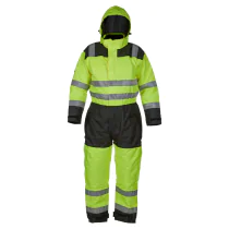 Bulldog Vattert Kjeledress – Høy Synlighet (Gul/svart, Størrelser S-5XL), SBD-5760