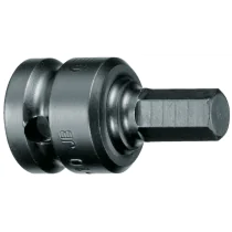 Gedore Blue Line Slagskrutrekkerbitssokler 1/2 tommers sekskantet 5-17 mm, 1 Stykk, SGD-361