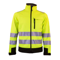 Tracker Hi-Vis Softshell-jakke – Optimal Synlighet og Komfort ( 7083, 1 Stykk ), STK-7083