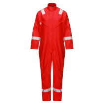 Ballyclare flammehemmende kjeledress for antistatisk lysbue, rød, 50 stk, SBC-FRASARCCOV993060-38, size 38