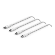 Belkin USB-C til USB-C PVC tvillingpakke, hvit, SDC-1410