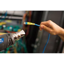 Brother Krympestrømpe i sort og gul - 5,2 mm til 31 mm, SDC-851