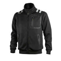 Dimex Strikket Jakke med Refleksbånd og Lommer, 1 Stykk, SDM-4368