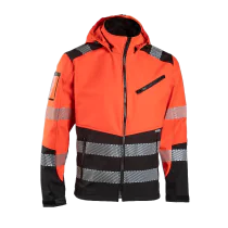 Dimex Safety Softshell Jakke – Varm Fôring og Vannavstøtende (Flere Størrelser), 1 Stykk, SDM-6099