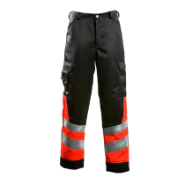 Dimex Hi-Vis sikkerhetsbukse, svart/oransje, 1 stk, SDM-6220