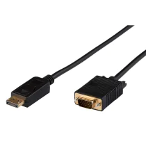 MicroConnect DisplayPort 1.2 - VGA-kabel 0,5-3m, 1 Stykk, SEN-193