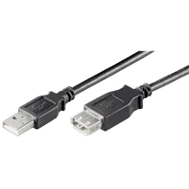 MicroConnect USB 2.0 forlengelseskabel, 0,1-5m, 1 Stykk, SEN-431