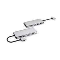 eSTUFF 12-i-1 Triple Display Mobil USB-C Hub/Dock for PC og MacBook Pro, 1 Stykk, SEN-028