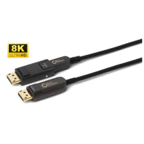 MicroConnect Premium Optisk Fiber Mini DisplayPort 1.4 til DisplayPort-kabel (10m - 70m), 1 Stykk, SEN-120