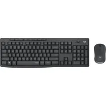 Logitech MK295 Silent Wireless Combo, White and Graphite, engelske og internasjonale varianter i Storbritannia, 1 Stykk, SEN-717