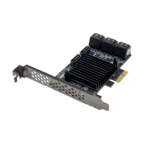 MicroConnect PCI-E 88SE9215 SATA III Utvidelseskort (4-8 porter), 1 Stykk, SEN-489