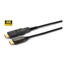 MicroConnect Premium Optisk Fiber HDMI Type A - Type D Kabel med HDMI Type A Adapter, 5-100m, 1 Stykk, SEN-245