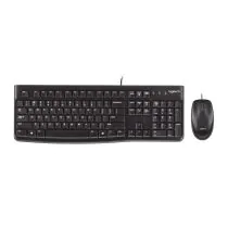Logitech MK120 tastatur og mus med ledning, flerspråklig, 1 Stykk, SEN-852