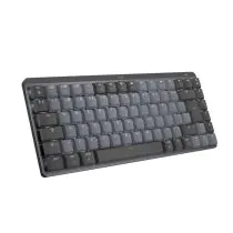 Logitech MX Mechanical Mini for Mac Minimalistisk trådløst opplyst tastatur, grå/hvit og grafitt/grå, flere oppsett, 1 Stykk, SEN-733