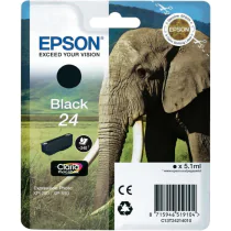 Epson T2421 Blekkpatron – Høy kapasitet (EPST24214012, Svart, 1 Eske)