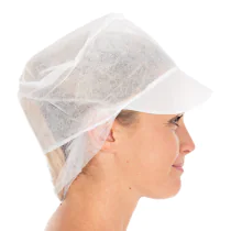 Hygonorm Peaked snood caps Eco | PP, hvit, 10 x 100 Stykk, SFM-128899