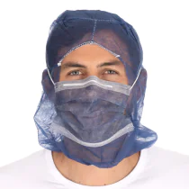 Hygonorm Astro caps Eco med 2-lags ansiktsmaske | PP, 10 x 100 Stykk, SFM-0009P