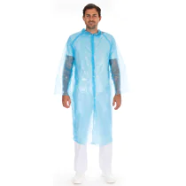 Hygostar besøkskjoler med trykknapper | PE, 30 x 10 Stykk, SFM-0336P