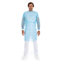 Hygostar kjoler med borrelås | PP, PE delvis laminert, 10 x 10 Stykk, SFM-0133P