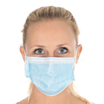 Hygostar Ansiktsmasker Civil Use, 3-lags | PP, økonomipakke, blå, 80 x 50 Stykk, SFM-29146P