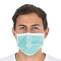 Hygostar Ansiktsmasker Civil Use, 3-lags | PP, Grønn, 40 x 50 Stykk, SFM-29147