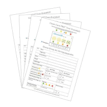 Franz Mensch testprotokoll for Clean Card PRO, hvit, 1 x 1 Stykk, SFM-31500