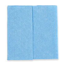 Hygoclean polerkluter | viskose/polyester, plissert, blå, 600 x 1 Stykk, SFM-317536