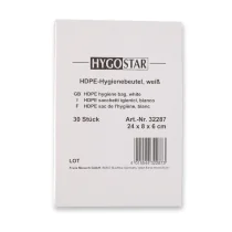 Hygostar Hygiene bag | HDPE, hvit, 50 x 30 Stykk, SFM-32287