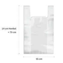 Biovative biologisk nedbrytbare søppelsekker med håndtak, 40 x 13 Stykk, SFM-1153P