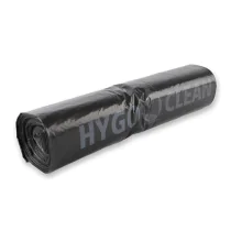 Hygoclean Avfallsposer Lett, 240 l | LDPE, rull, Sort, 9 x 10 Stykk, SFM-32313