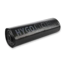 Hygoclean Avfallsposer, 110 l | LDPE, rull, Sort, 6 x 25 Stykk, SFM-32320