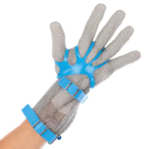 Hygostar Metal mesh hansker 8 cm mansjett, 1 x 1 Stykk, SFM-0829P