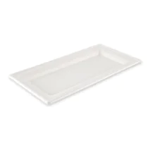 NATUREStar Organiske tallerkener, rektangulære | bagasse, hvit, 20 x 50 Stykk, SFM-41010