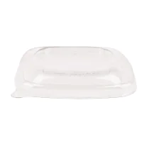 Franz Mensch Lokk til boller palmeblad, firkantet | rPET, gjennomsiktig, 10 x 50 Stykk, SFM-411414